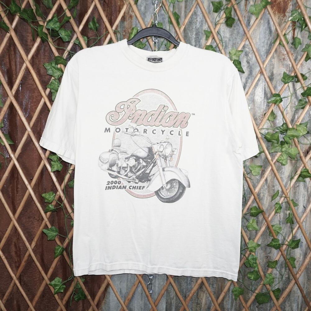 S - Vintage Y2K American Vintage T-Shirts indian motorcycle